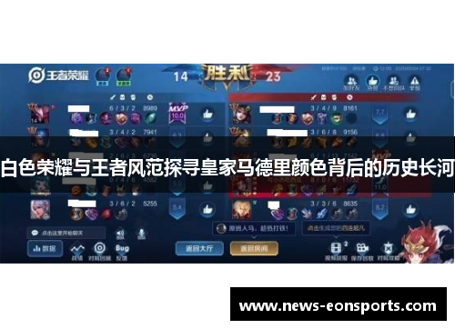 白色荣耀与王者风范探寻皇家马德里颜色背后的历史长河